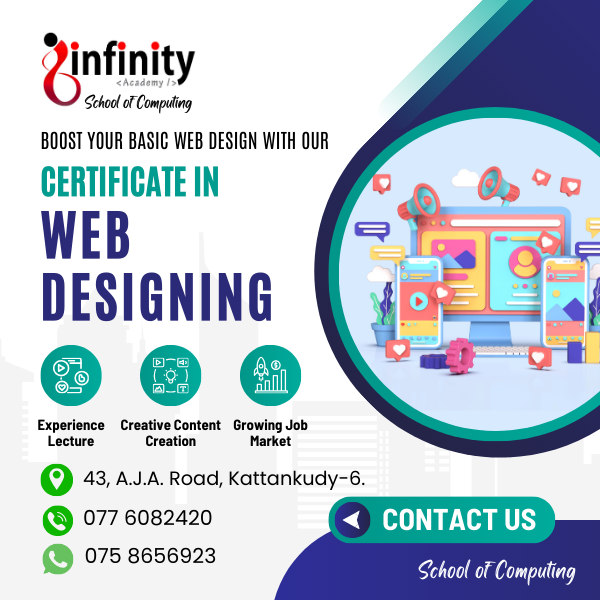 Certificate in Web Designing (20 Hours)